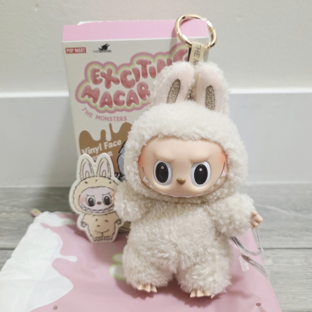 POP MART The Monsters - Exciting Macaron Vinyl Plush - SOYMILK